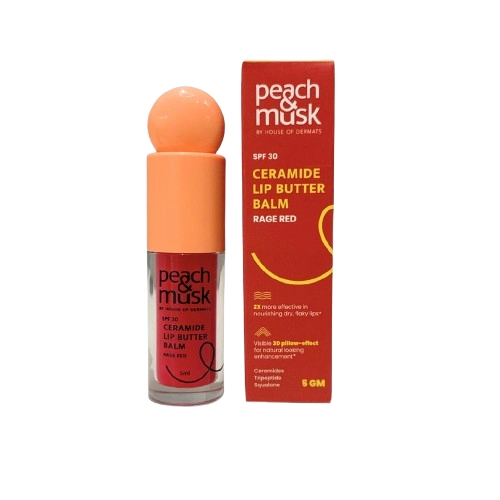 SPF 30 Ceramide Lip Butter Balm - Rage Red